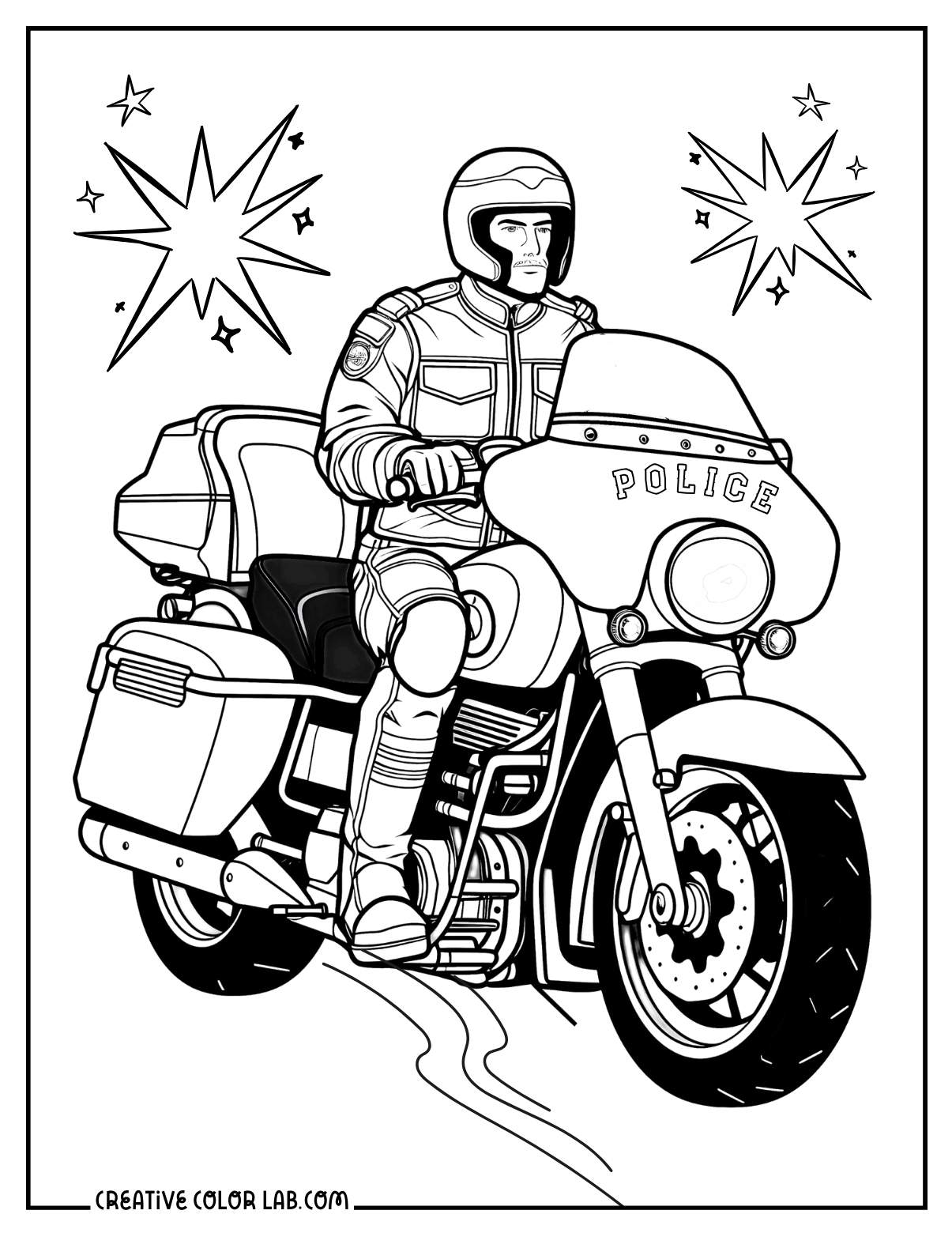29 Police Coloring Pages Free PDF Printables 29 Police Coloring Pages Free PDF Printables