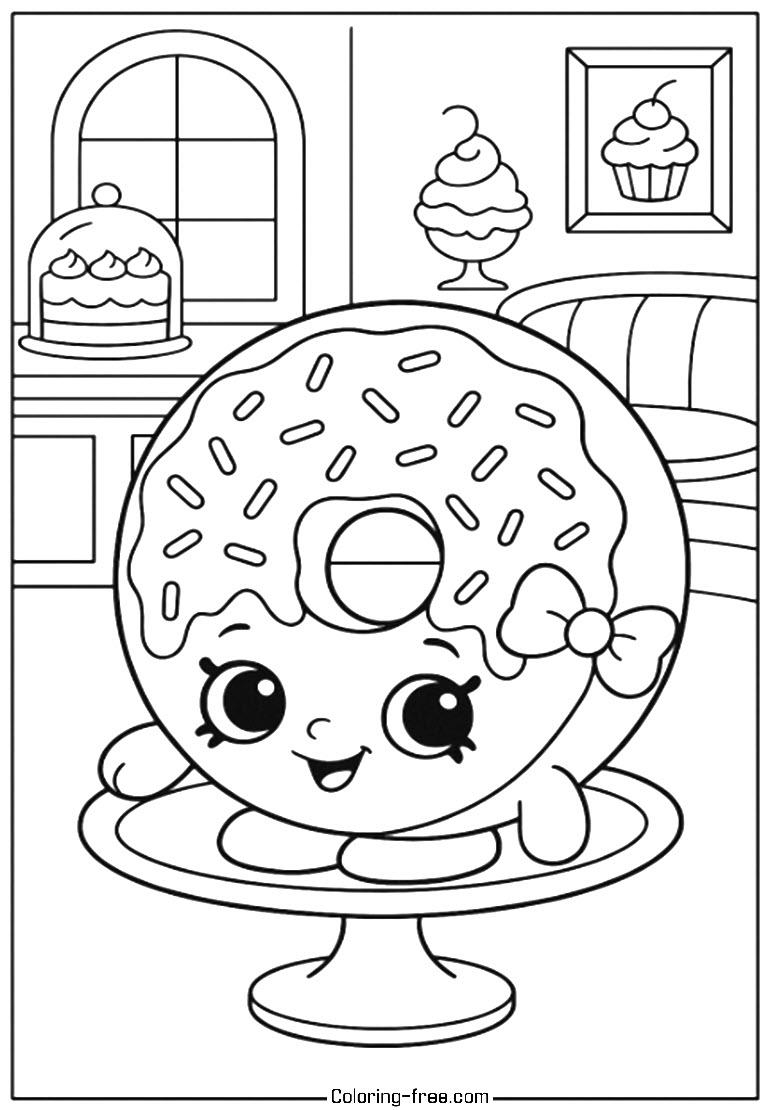 coloring pages for shopkins
