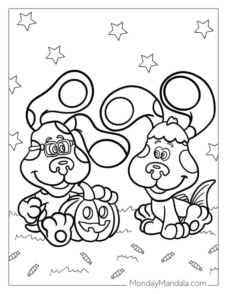 30 Blue s Clues Coloring Pages Free PDF Printables 