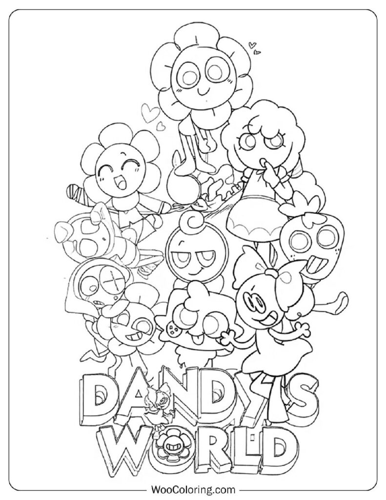 30 Dandy s World Coloring Pages Free PDF To Print Woo Coloring 30 Dandy s World Coloring Pages Free PDF To Print Woo Coloring