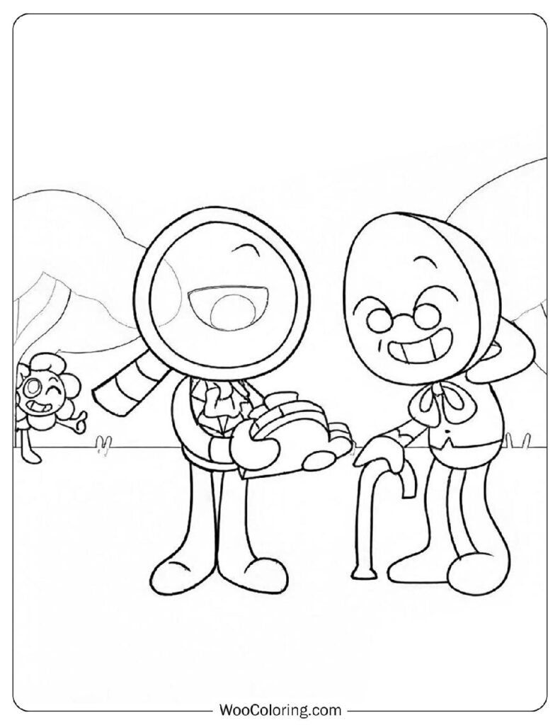 dandys world coloring page dandys world coloring page