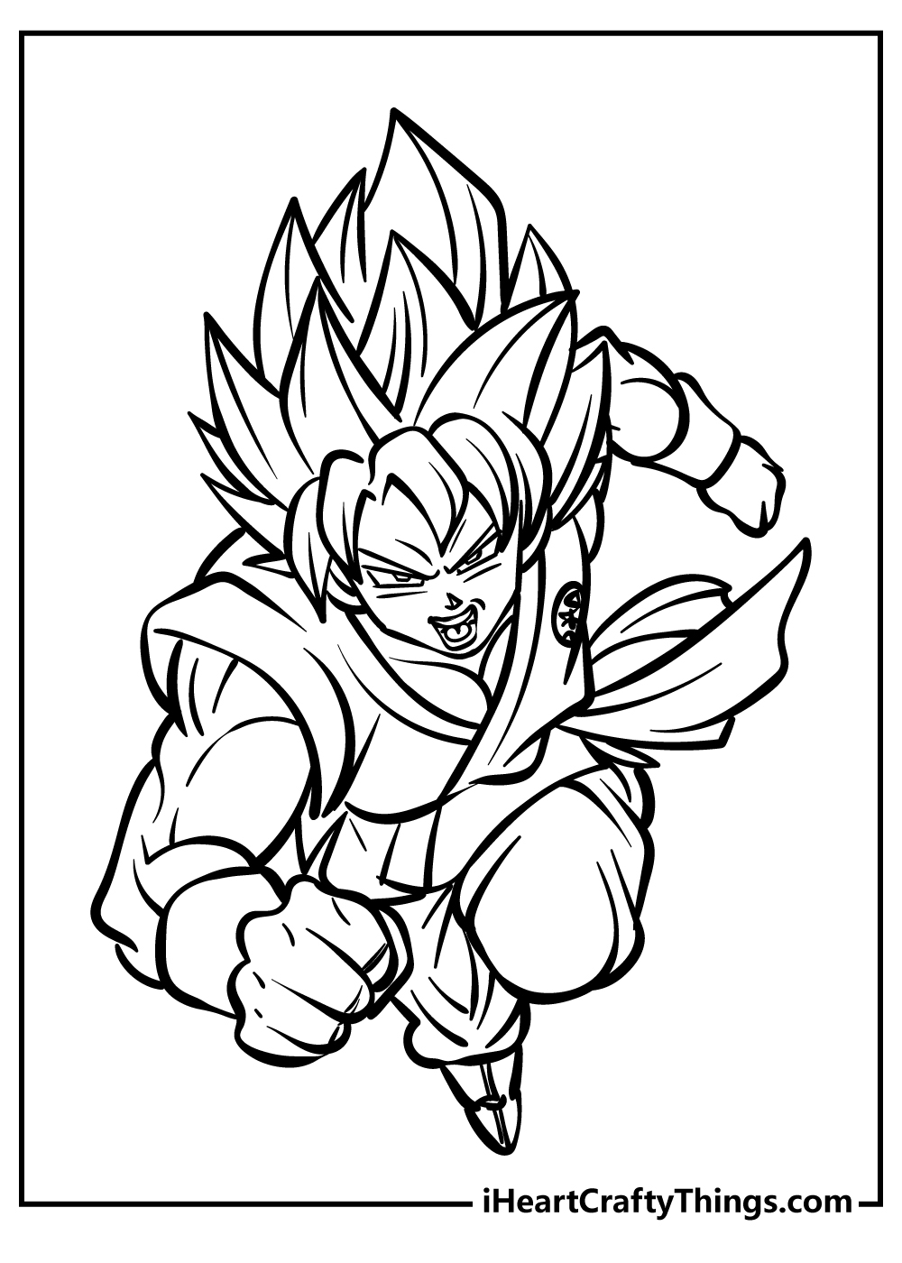 30 Goku Coloring Pages Easy Free PDF Printables For Kids