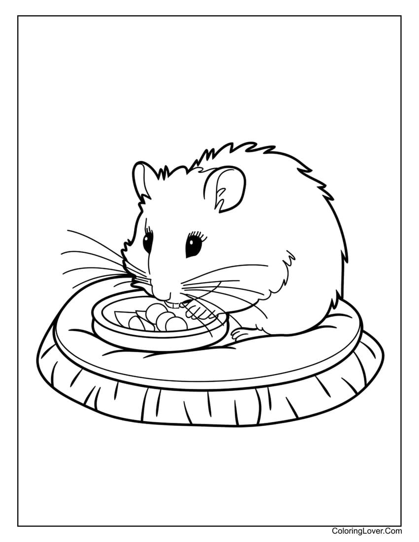 30 Hamster Coloring Pages Free Printables For All Ages 