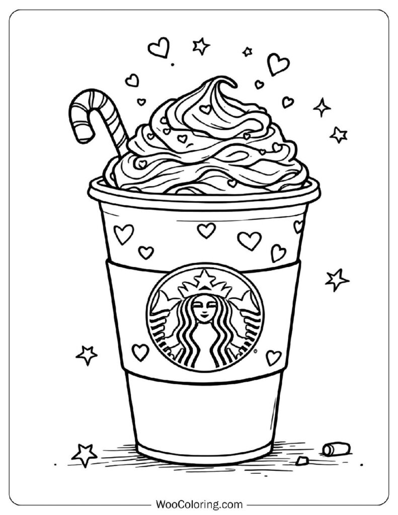 30 Hot Chocolate Coloring Pages Free PDF To Print Woo Coloring