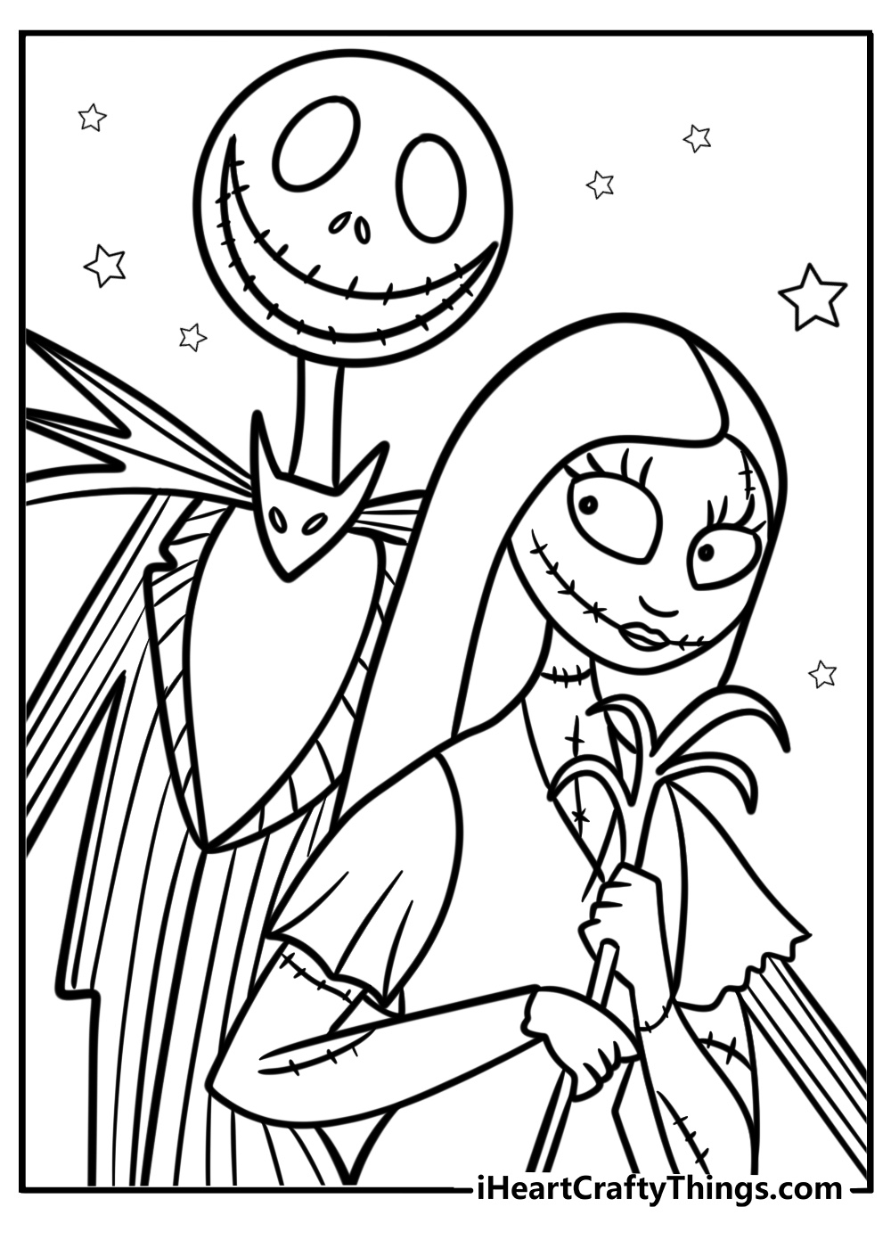 30 Nightmare Before Christmas Coloring Pages Free To Print 