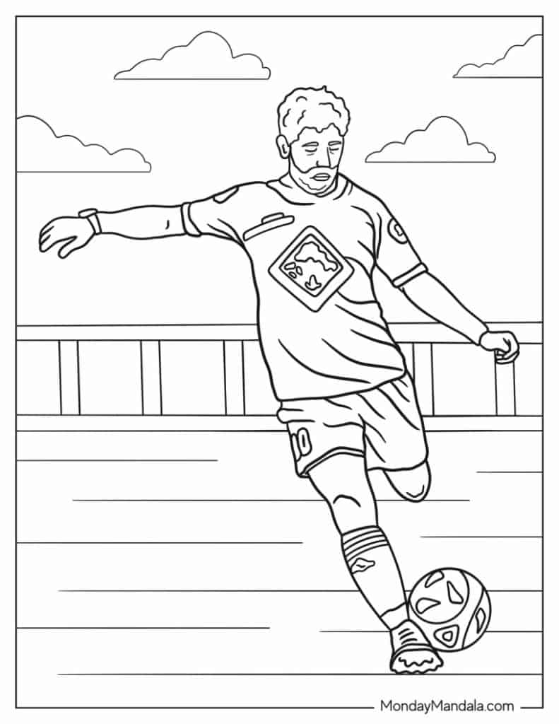 coloring pages of soccer coloring pages of soccer