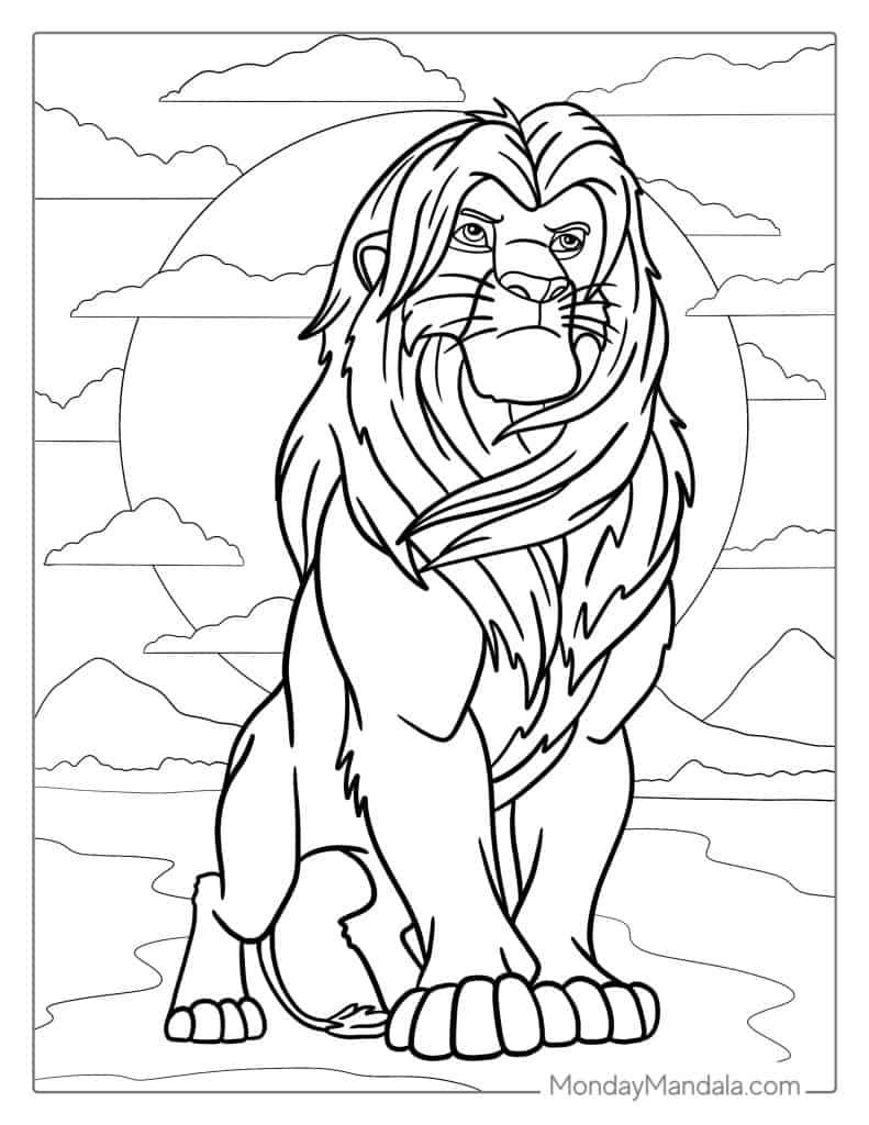 32 Lion King Coloring Pages Free PDF Printables 32 Lion King Coloring Pages Free PDF Printables