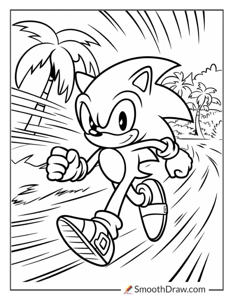 sonic and friends coloring pages