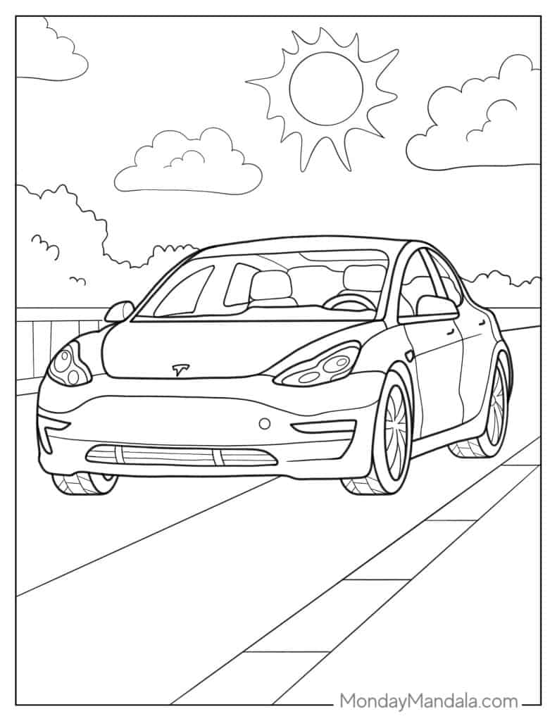33 Tesla Coloring Pages Free PDF Printables 33 Tesla Coloring Pages Free PDF Printables
