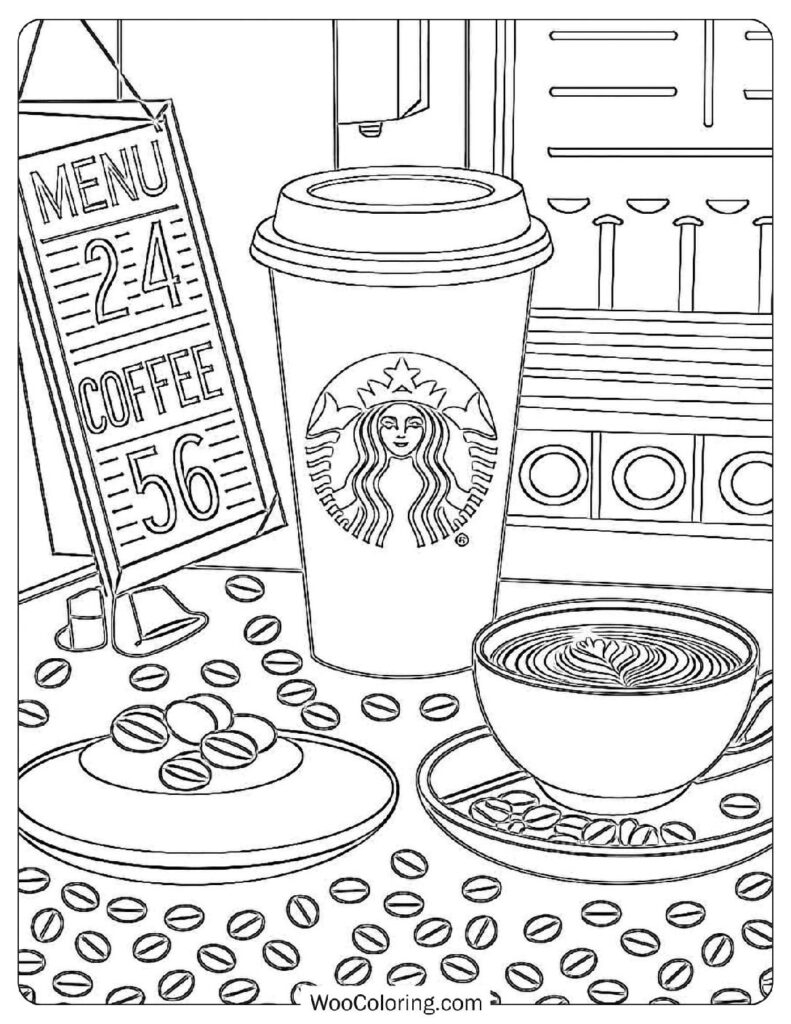 34 Coffee Coloring Pages Free PDF To Print Woo Coloring 34 Coffee Coloring Pages Free PDF To Print Woo Coloring