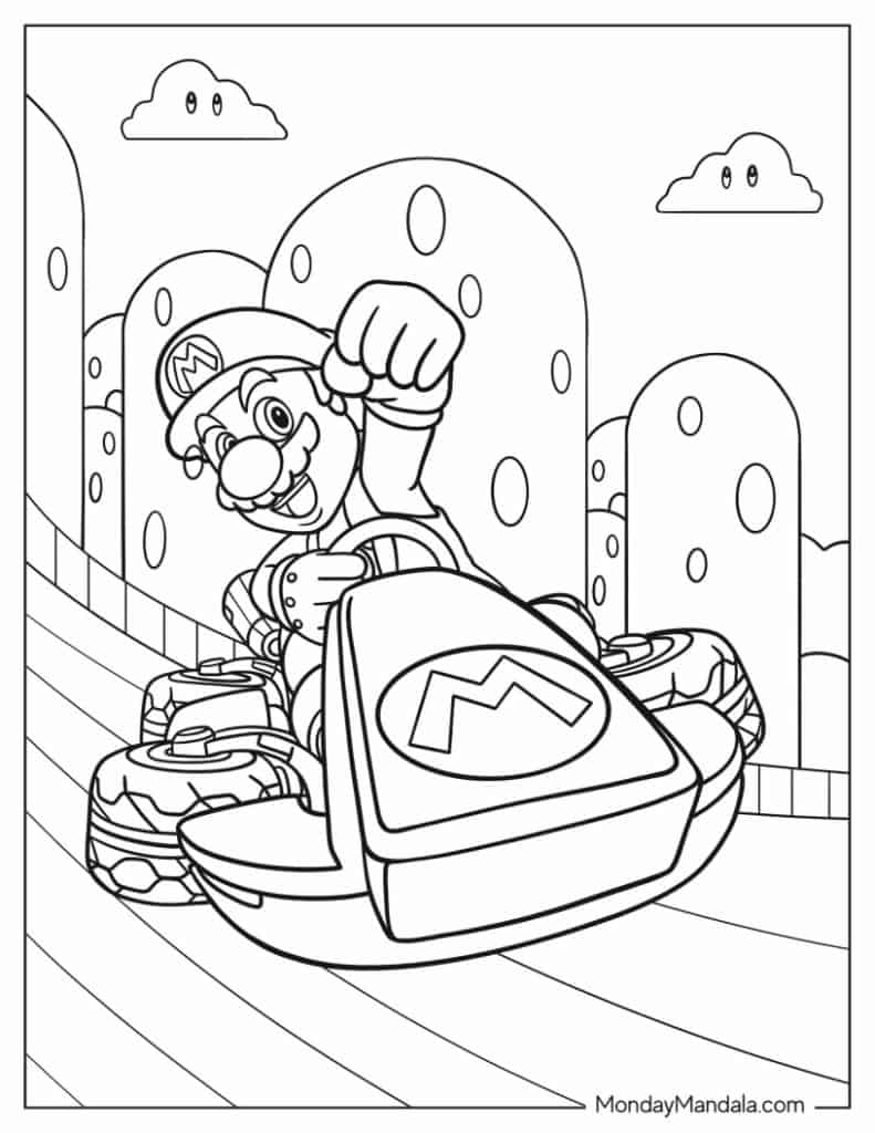 mario coloring pages