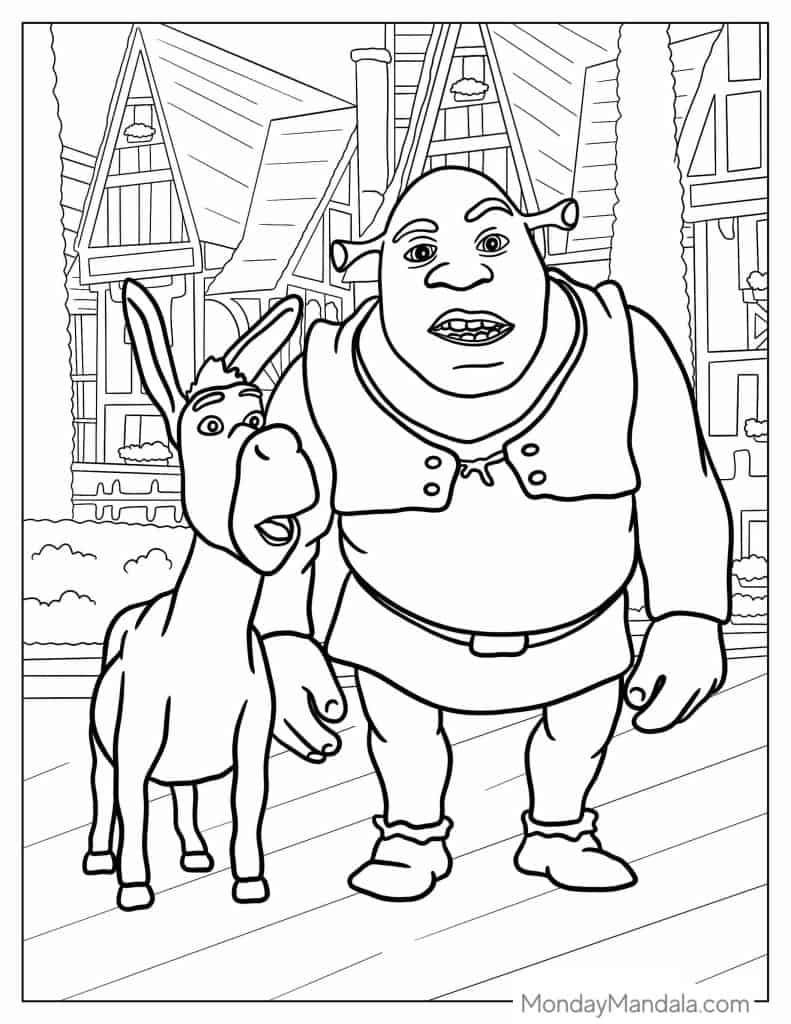 34 Shrek Coloring Pages Free PDF Printables 34 Shrek Coloring Pages Free PDF Printables