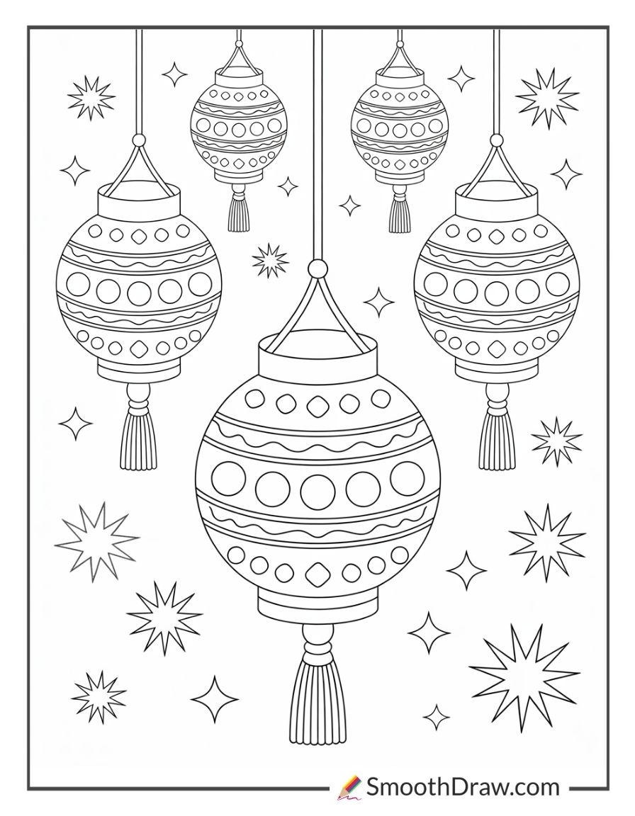 35 Diwali Coloring Pages Smooth Draw