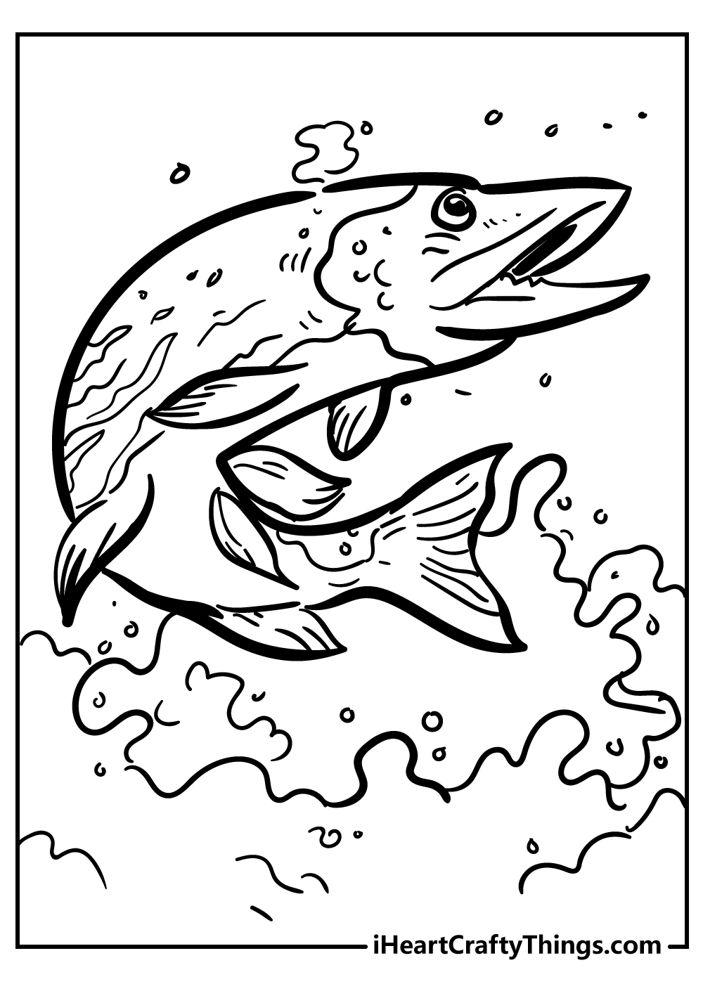 fishing coloring pages