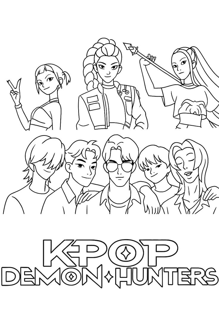 kpop coloring pages kpop coloring pages