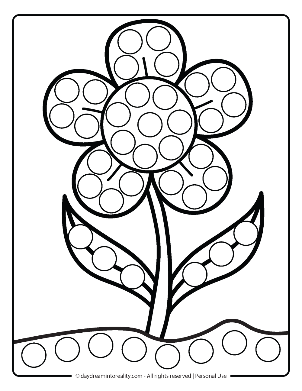 35 Spring Dot Marker Pages Free PDF Printables Daydream Into Reality