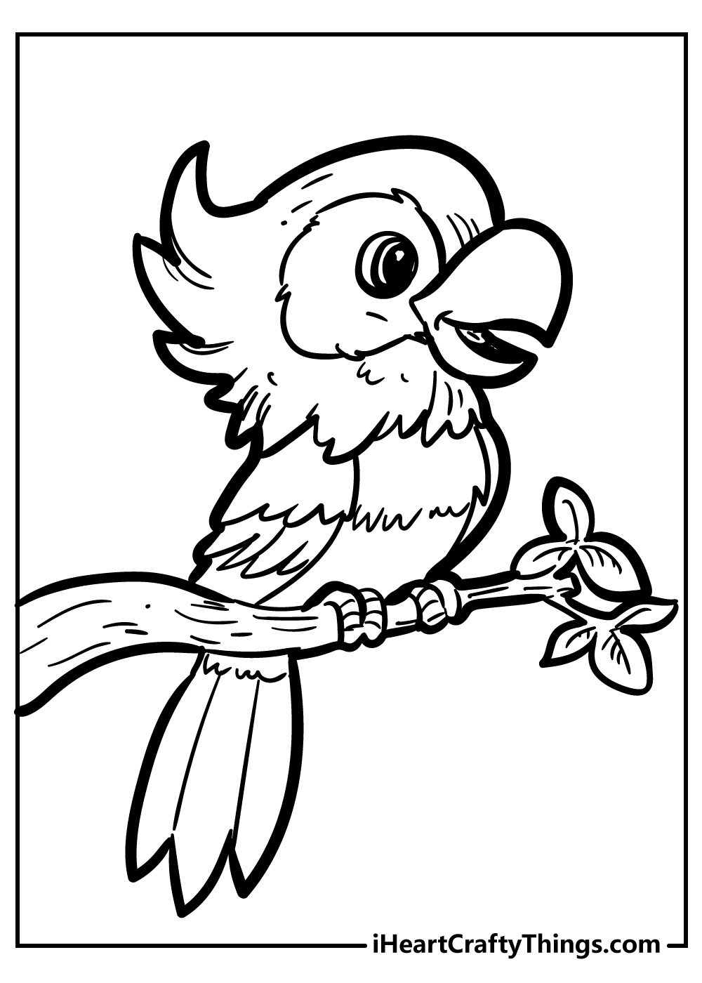 birds coloring page