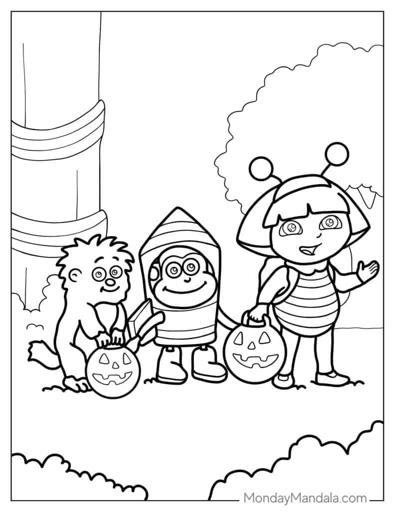 36 Dora The Explorer Coloring Pages Free PDF Printables 36 Dora The Explorer Coloring Pages Free PDF Printables