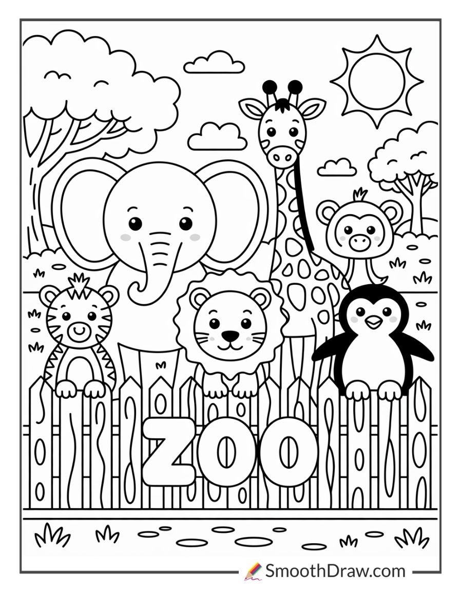 37 Zoo Coloring Pages Free Printable PDFs Smooth Draw 37 Zoo Coloring Pages Free Printable PDFs Smooth Draw