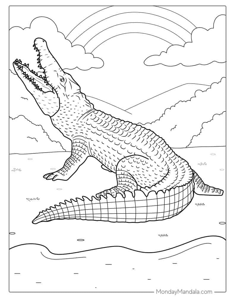 38 Crocodile Coloring Pages Free PDF Printables 38 Crocodile Coloring Pages Free PDF Printables