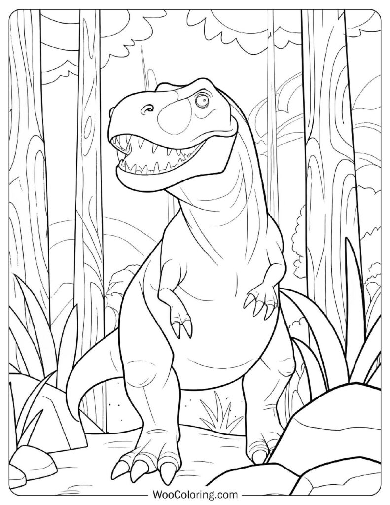 38 T Rex Coloring Pages Free PDF To Print Woo Coloring 38 T Rex Coloring Pages Free PDF To Print Woo Coloring