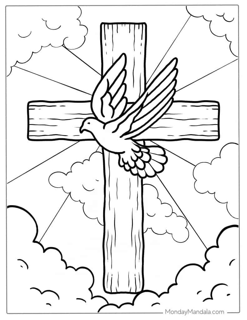 39 Cross Coloring Pages Free PDF Printables 