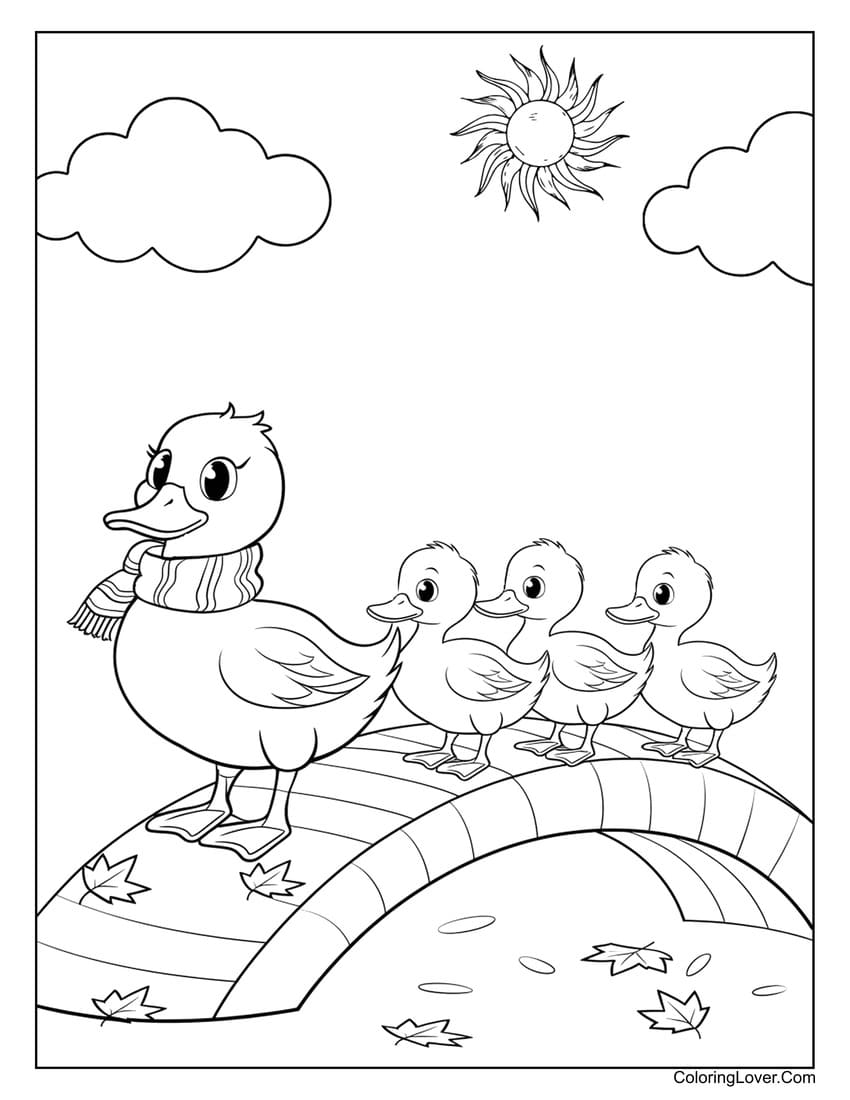 39 Duck Coloring Pages Free Printables For All Ages 