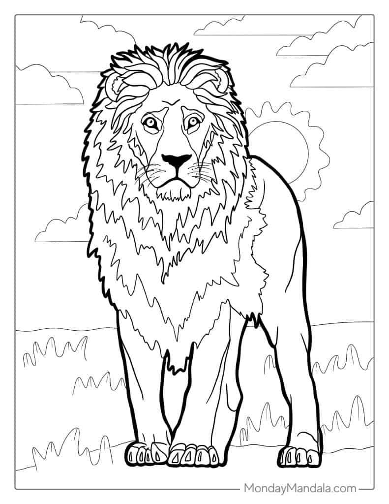 39 Lion Coloring Pages Free PDF Printables 39 Lion Coloring Pages Free PDF Printables