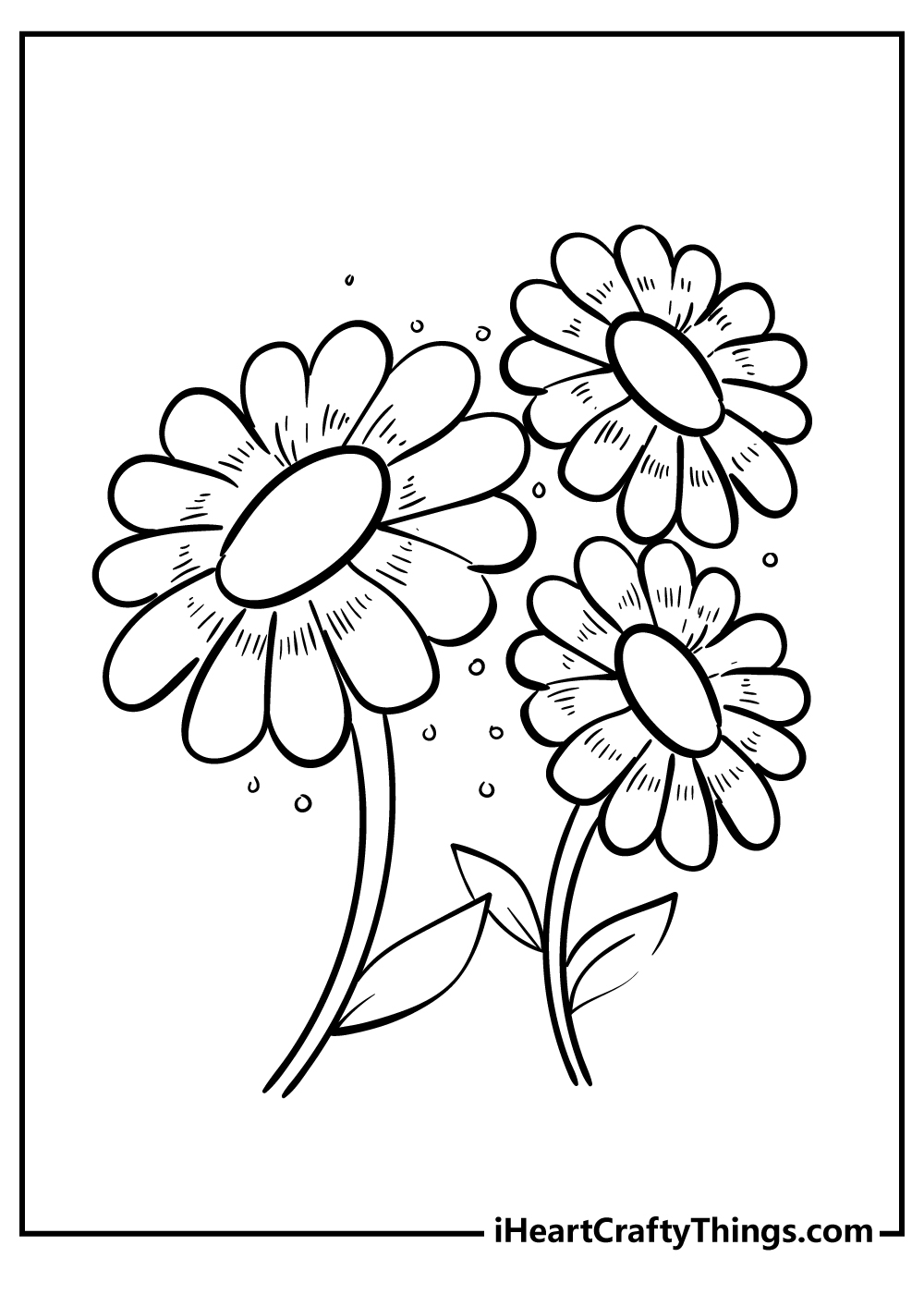 daisy coloring pages