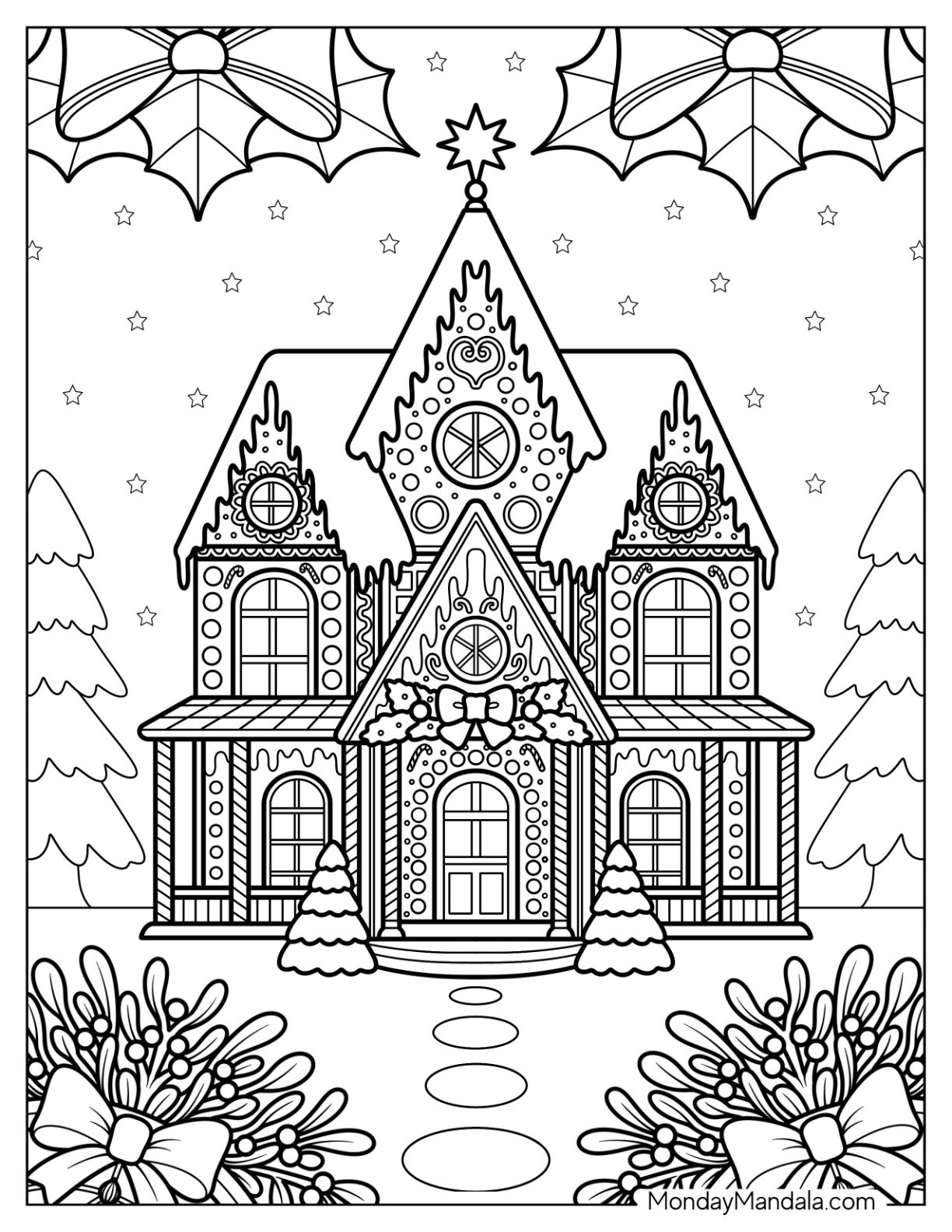 40 Gingerbread House Coloring Pages Free PDF Printables 40 Gingerbread House Coloring Pages Free PDF Printables