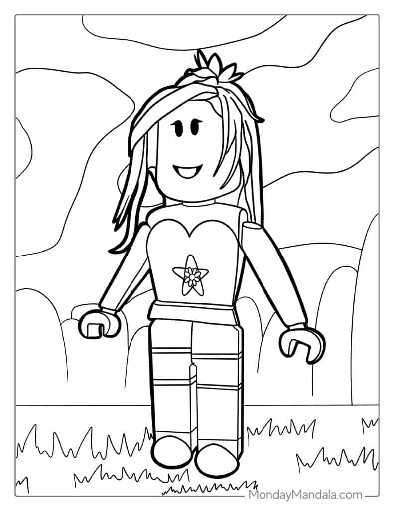 roblox coloring page
