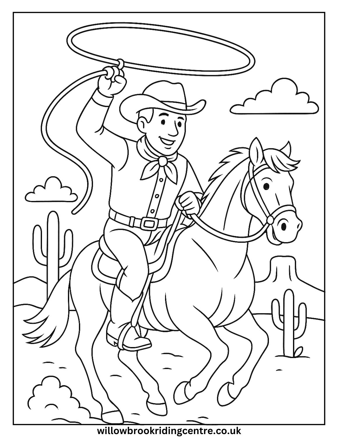 42 Cowboy And Western Coloring Pages Free PDF Printables 