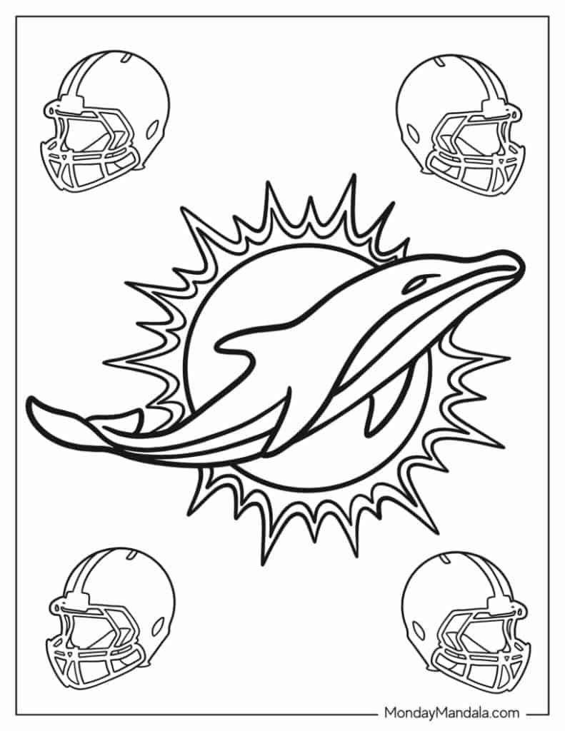 coloring pages nfl coloring pages nfl