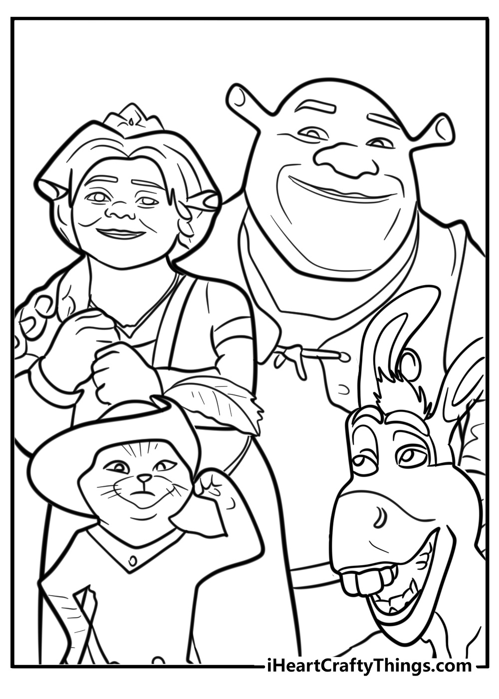 44 New Shrek Coloring Pages 100 Free To Print 44 New Shrek Coloring Pages 100 Free To Print