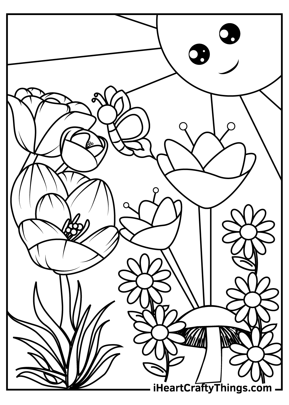 45 Garden Coloring Pages 100 Free Printables 