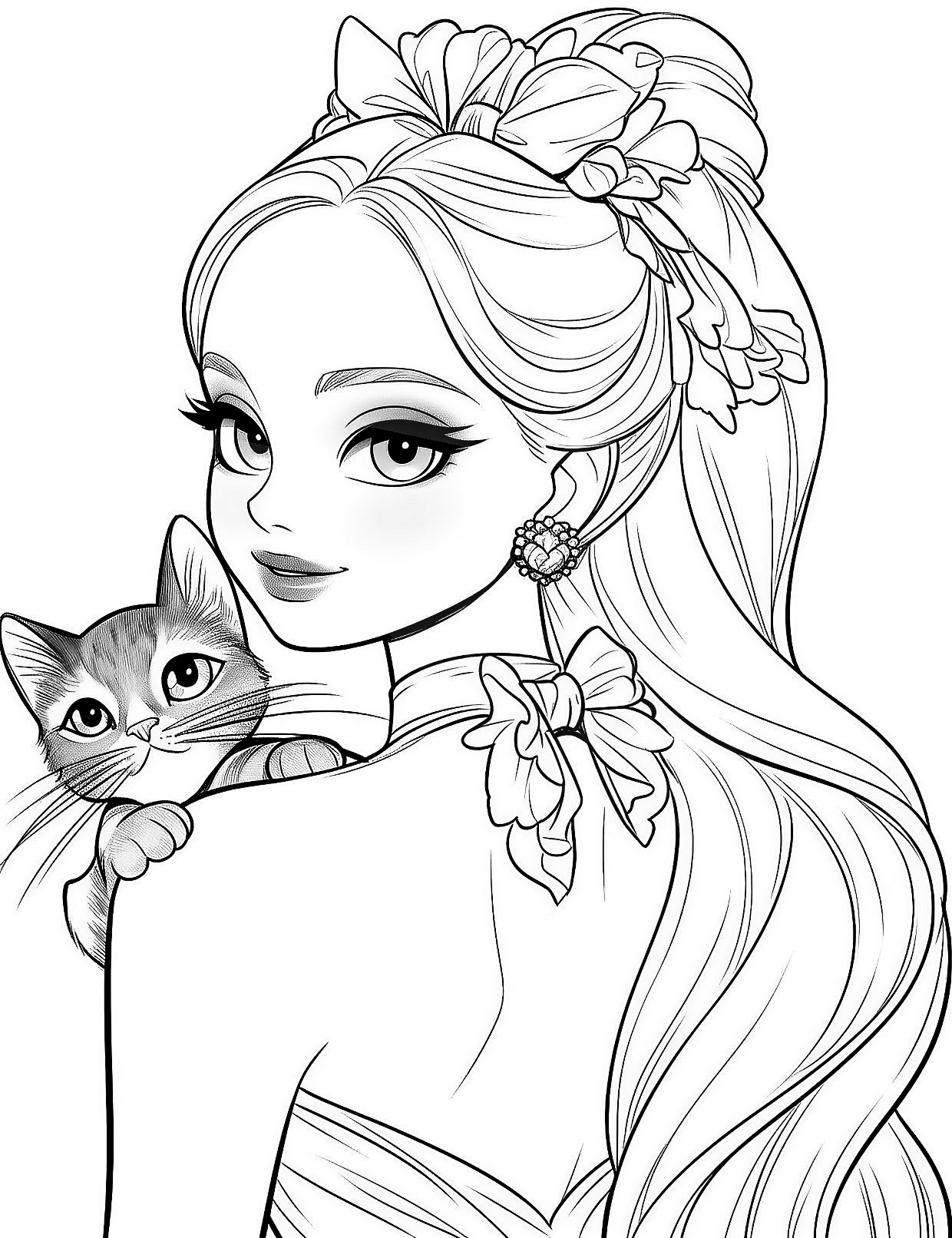 barbie coloring pages free barbie coloring pages free