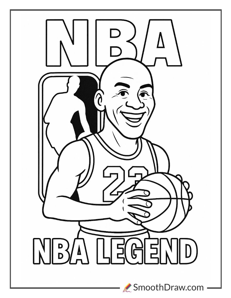 nba coloring pages