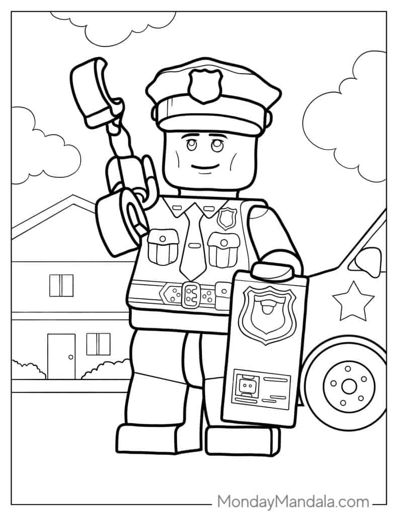 police coloring pages police coloring pages