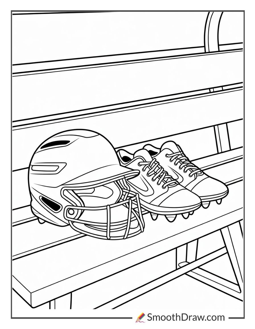 48 Softball Coloring Pages Smooth Draw