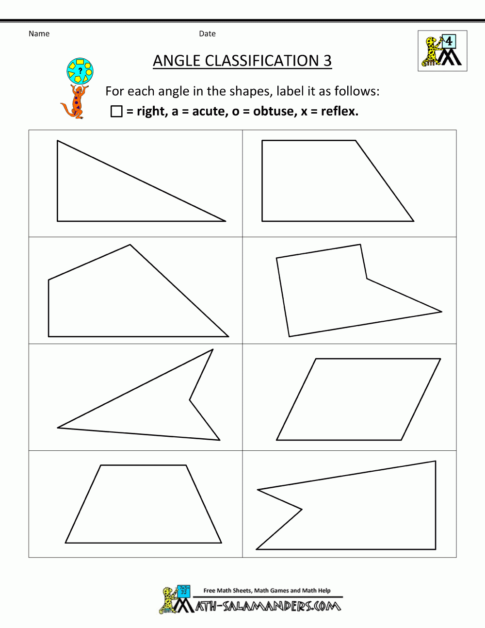 4th grade geometry worksheets 4th grade geometry worksheets