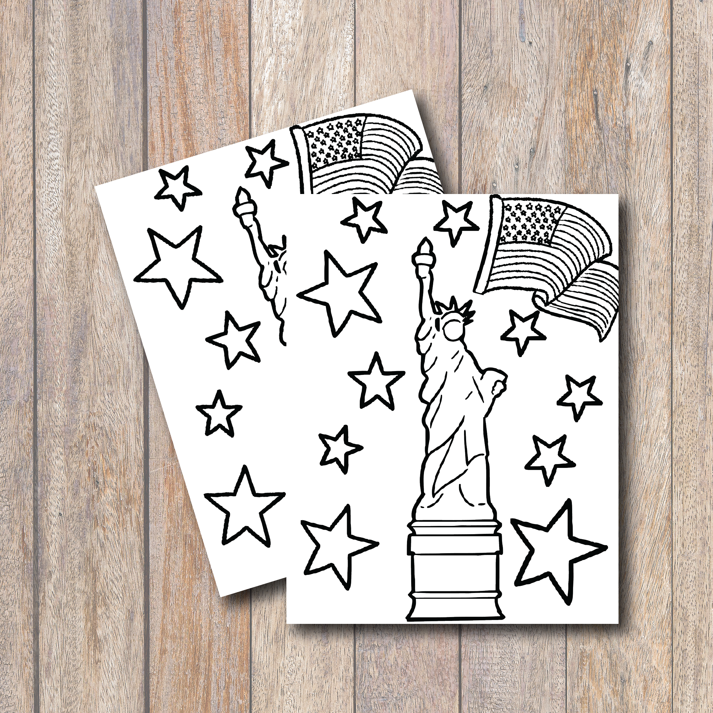 4th Of July Statue Of Liberty Coloring Page Everyday Party Magazine