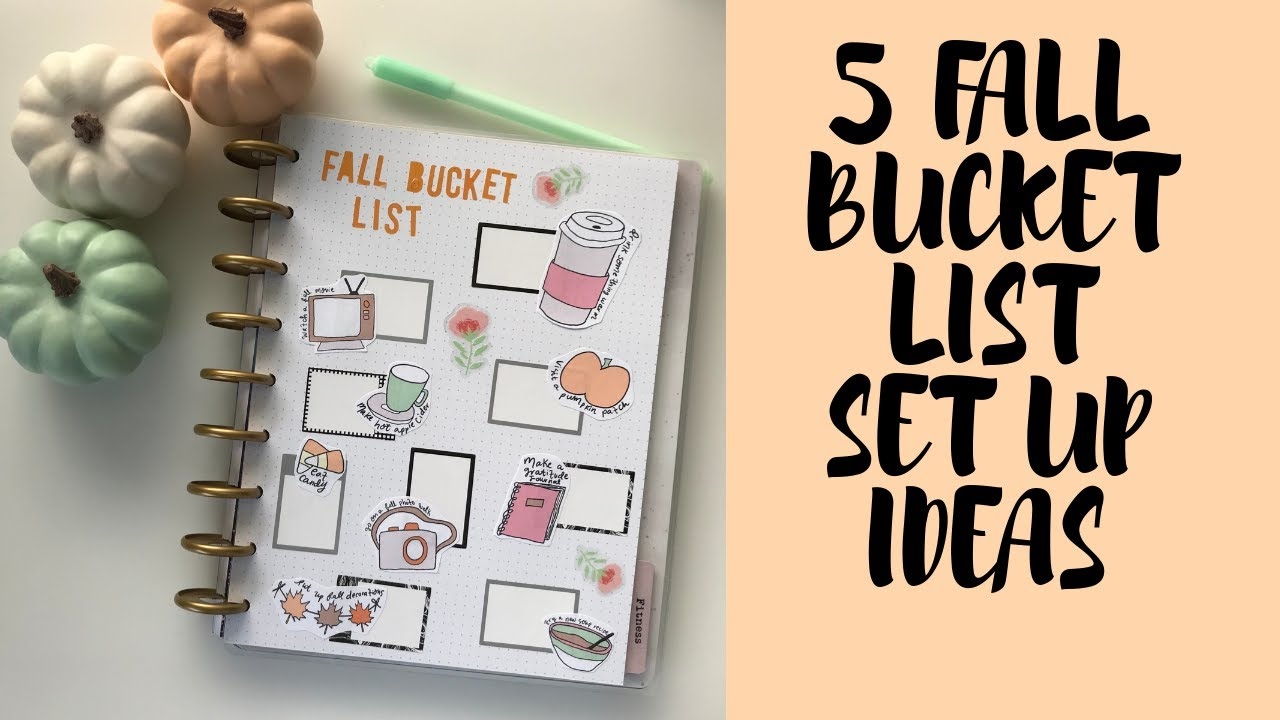 5 Fall Bucket List Ideas Creative Faith Co YouTube
