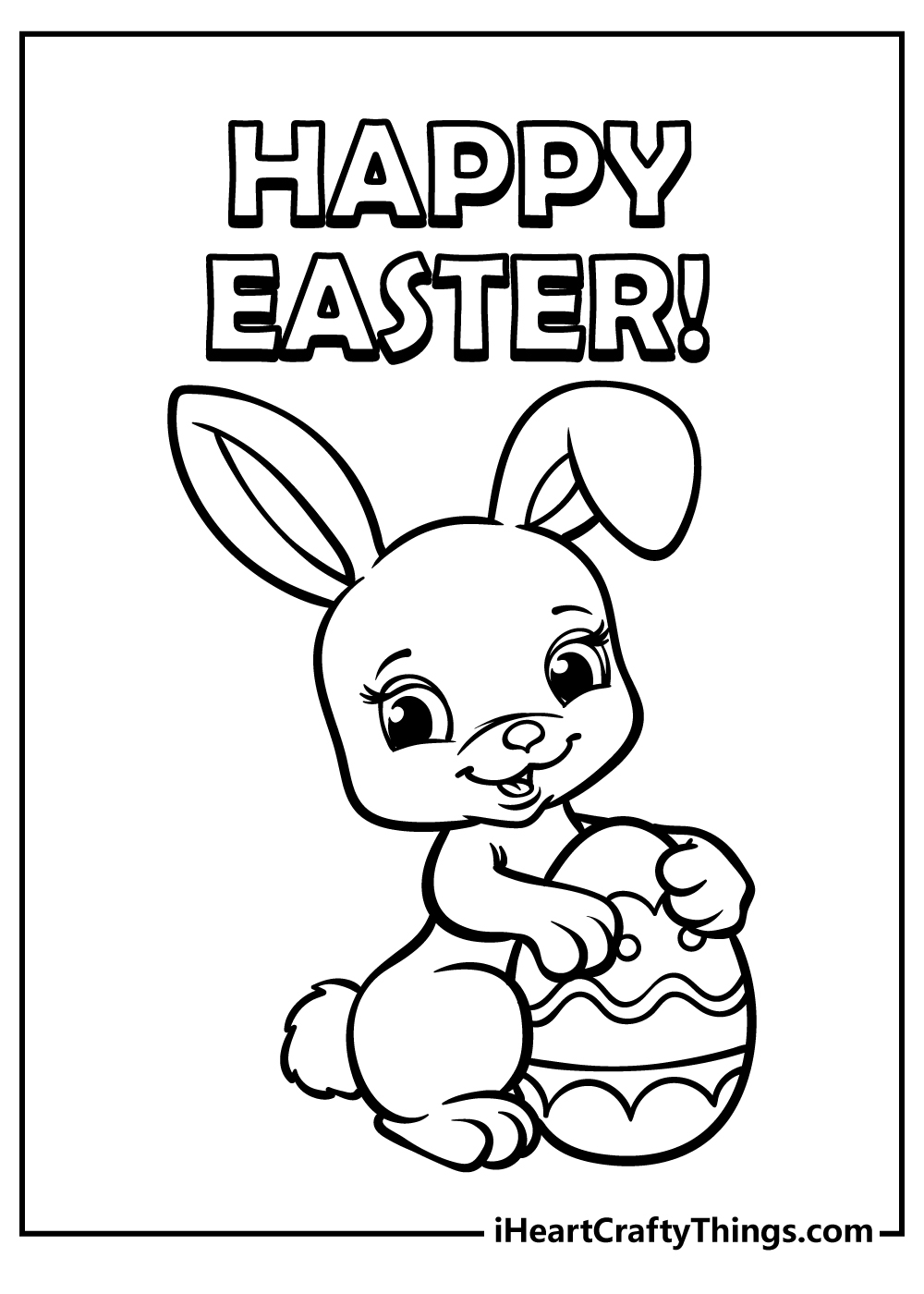 happy easter coloring pages happy easter coloring pages