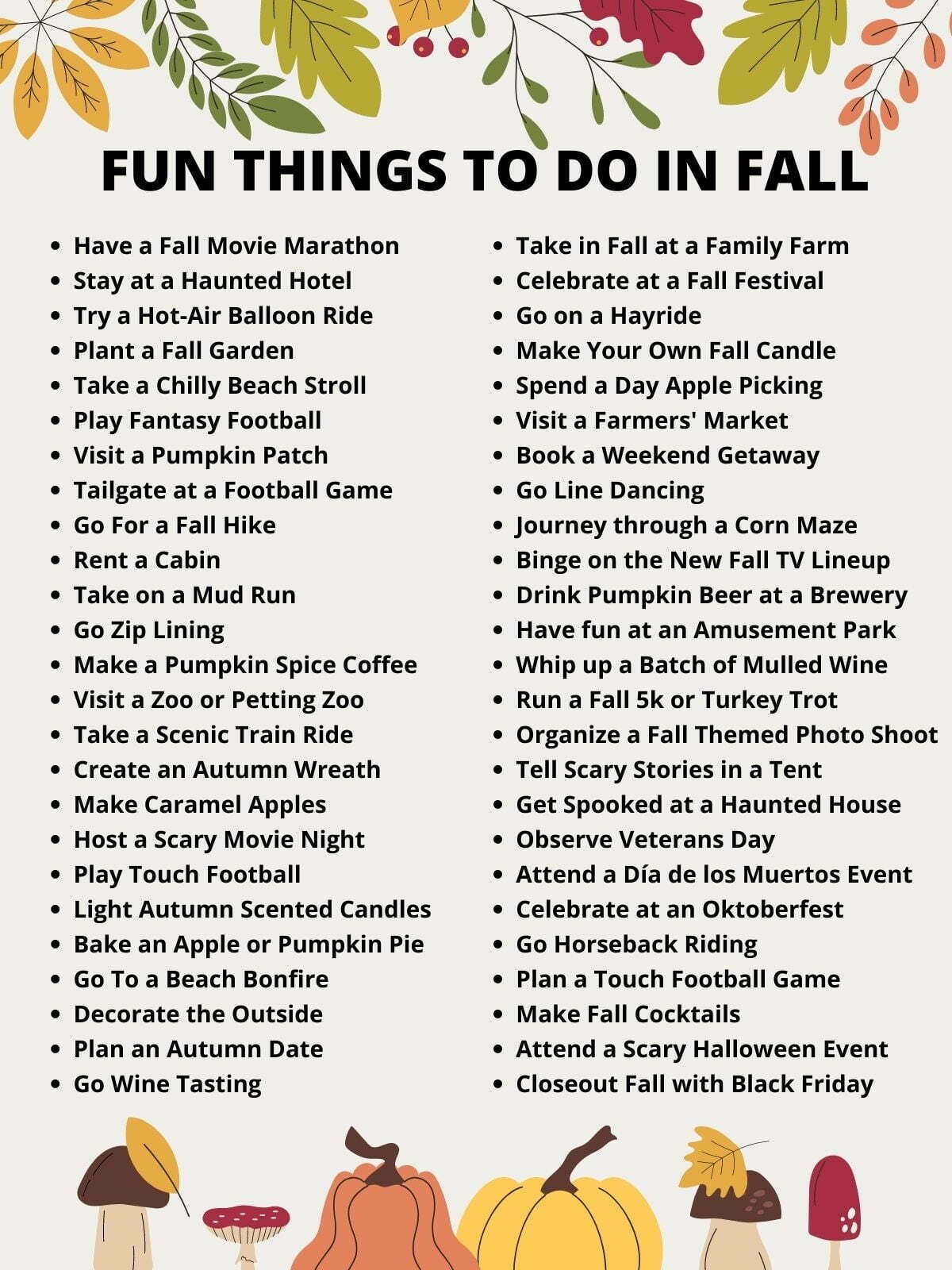 fall to do list fall to do list