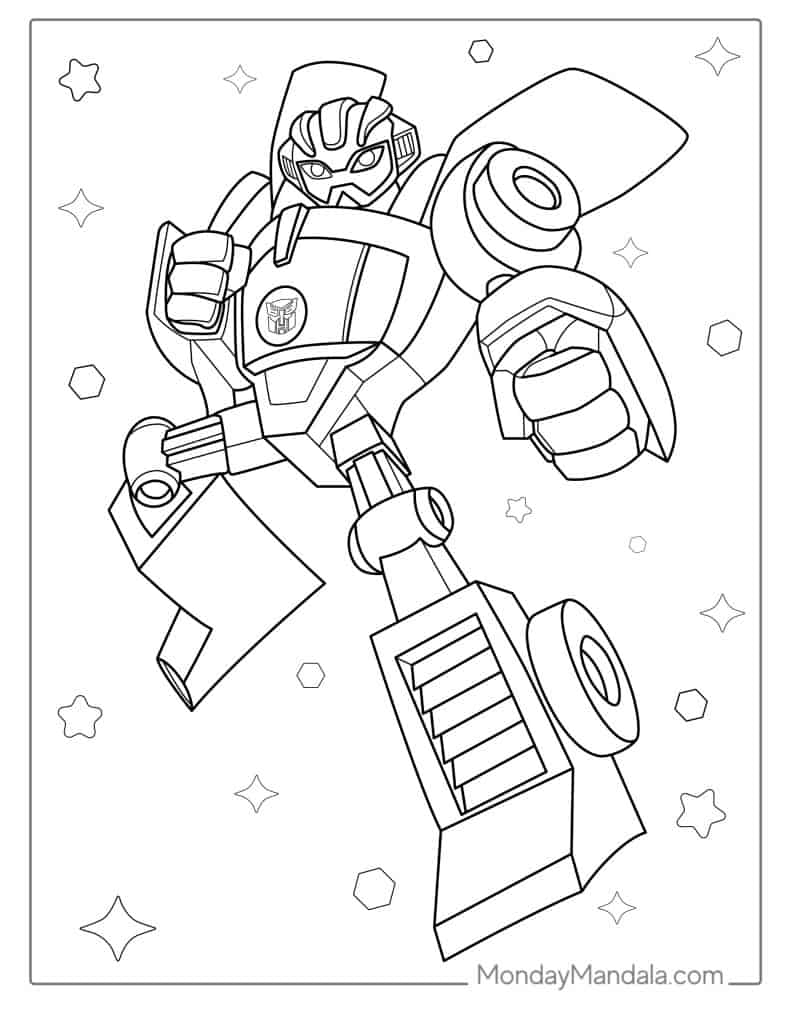 bumblebee coloring pages transformers