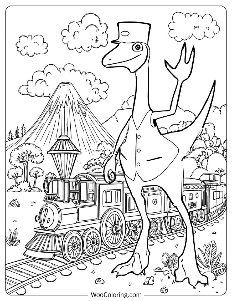 free dinosaur coloring pages printable