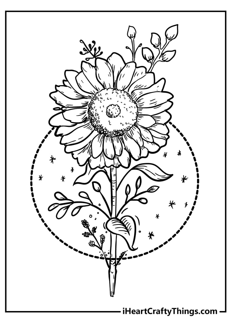 cute flower coloring pages cute flower coloring pages