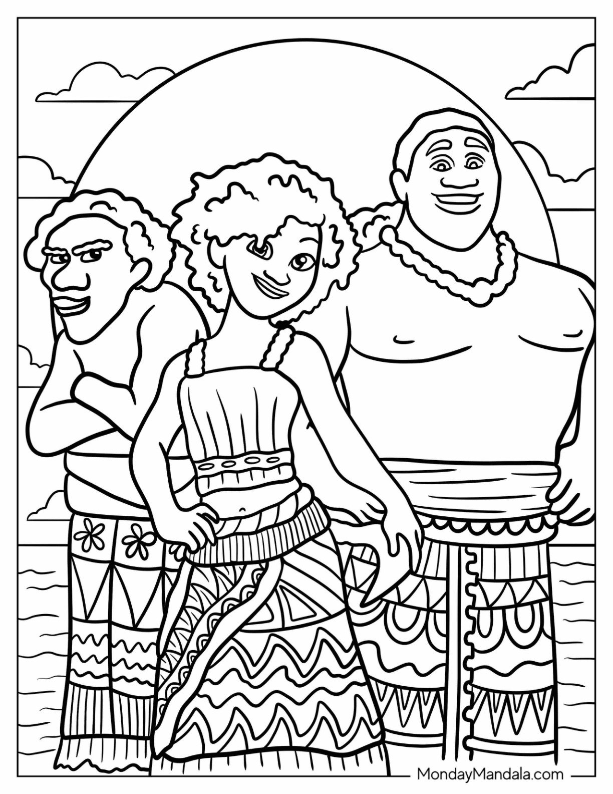 52 Moana Coloring Pages Free PDF Printables 