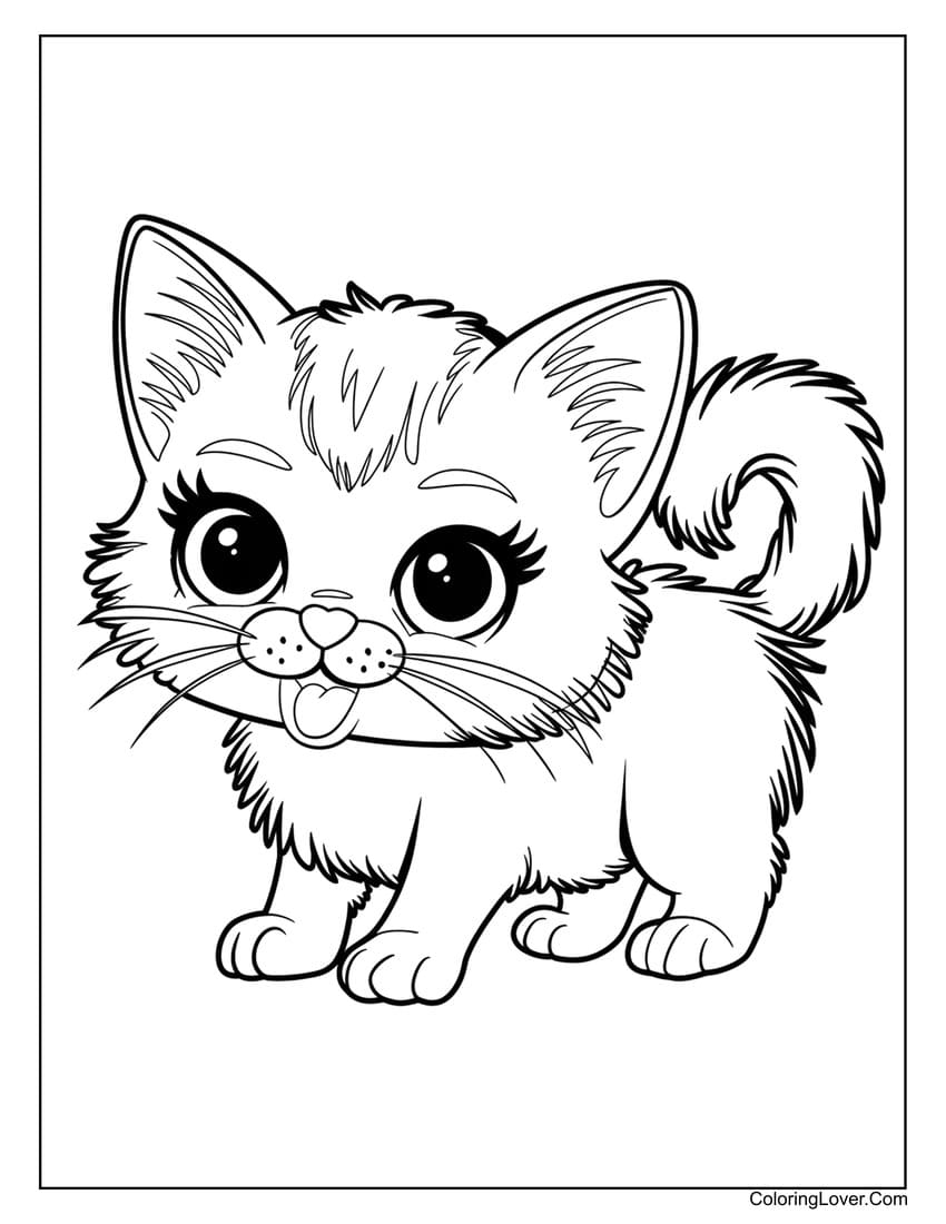 cute cat coloring pages cute cat coloring pages