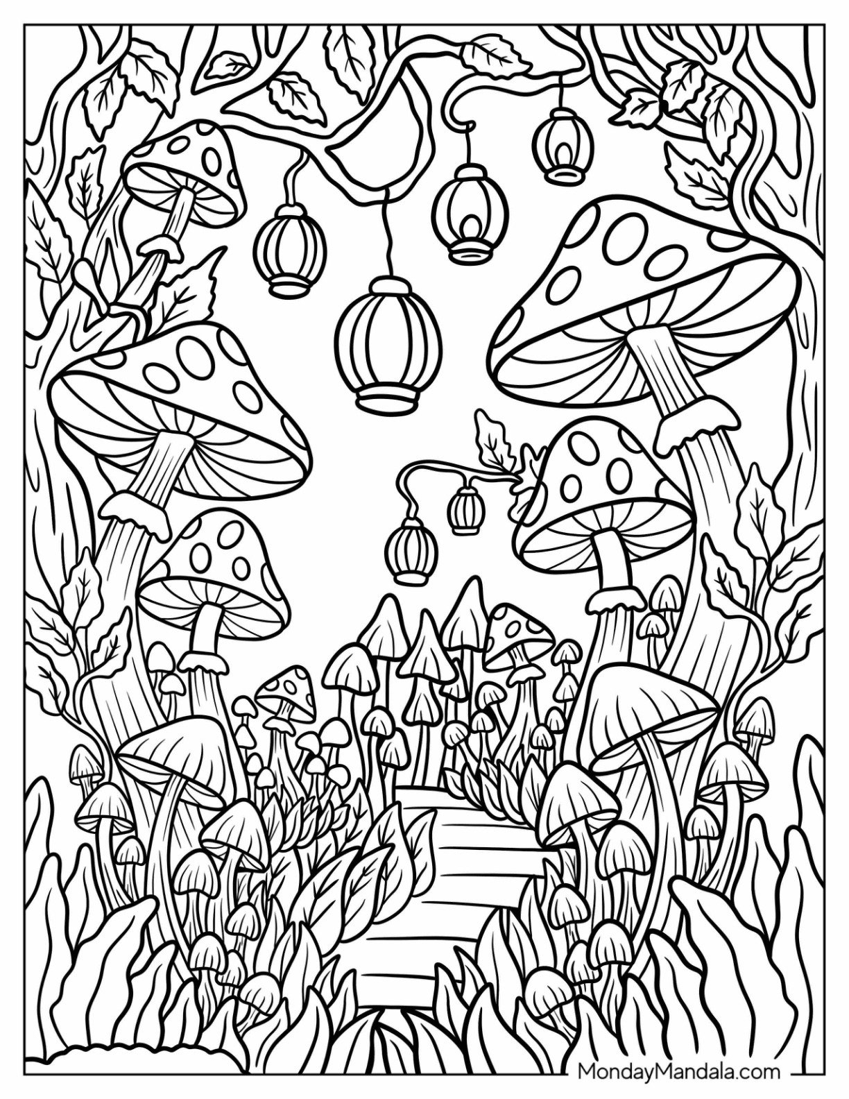 56 Mushroom Coloring Pages Free PDF Printables 56 Mushroom Coloring Pages Free PDF Printables